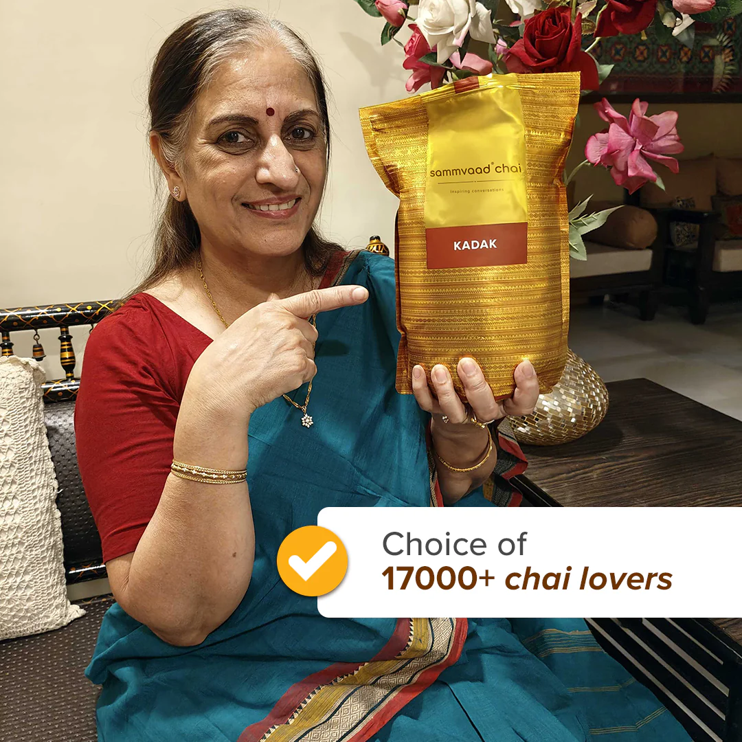 Sammvaad Kadak Chai (1Kg) + 3 Free Spices - Image 6
